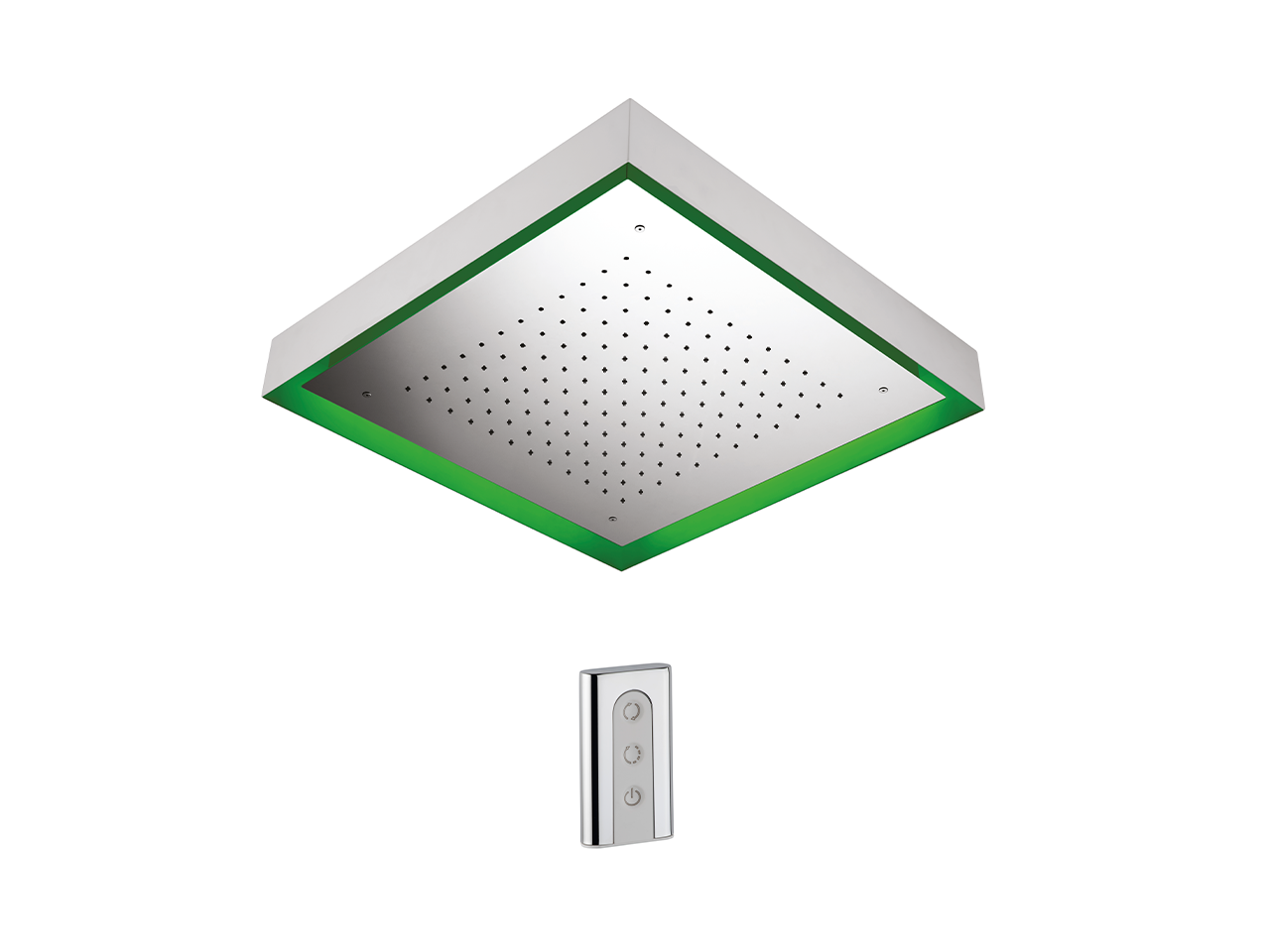 HUBER570x570 mm Chromotherapy Ceiling showerhead ZEN_ZS1C0130