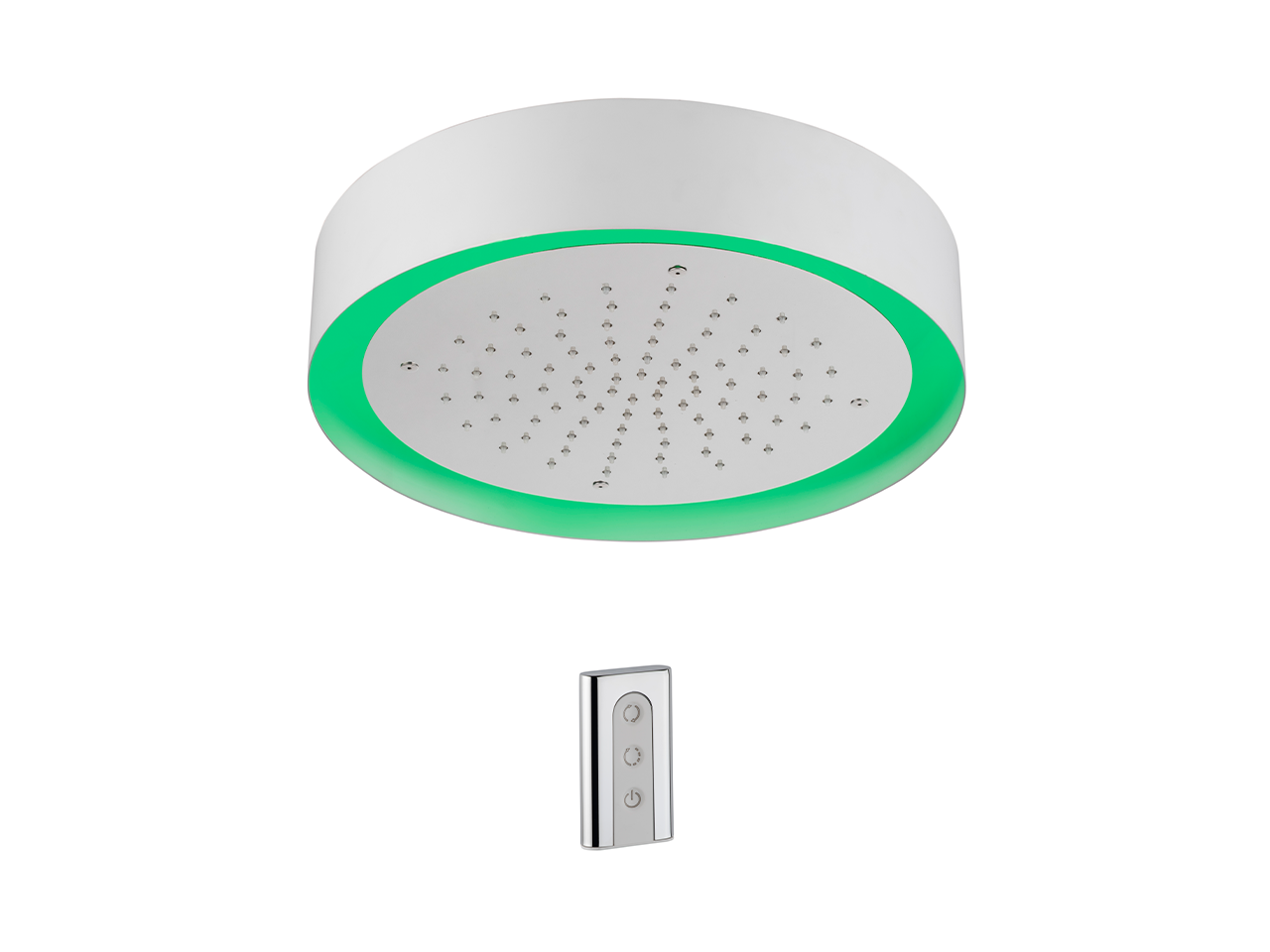 HUBERØ 370 mm Chromotherapy Ceiling showerhead ZEN_ZS1C0200